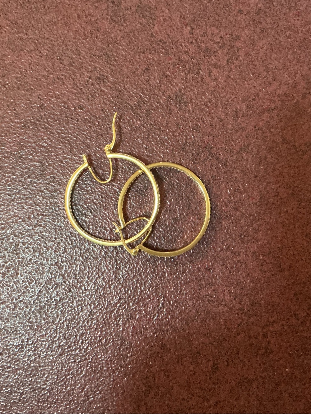 Gold Hoop Earrings - Classic Women's Jewelry